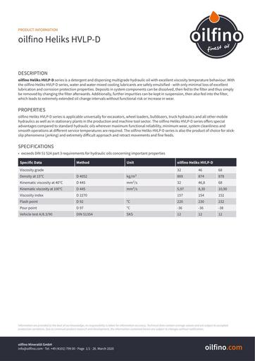 TDB EN Oilfino Heliks HVLPD 68