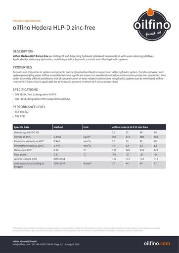 TDB EN Oilfino Hedera HLP D zinkfrei 68