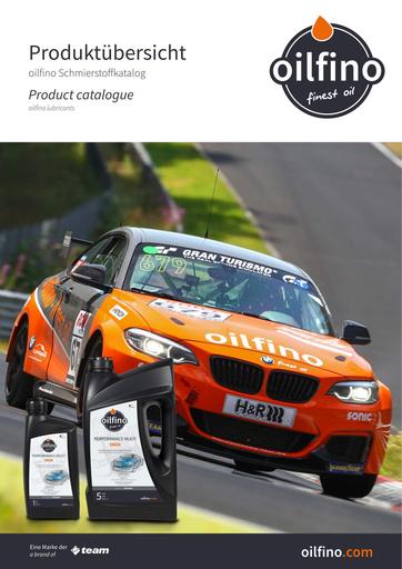 Catalogue Lubrifiants Oilfino